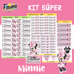 Minnie 🎀 - Etiquetas Escolares Premium Personalizadas