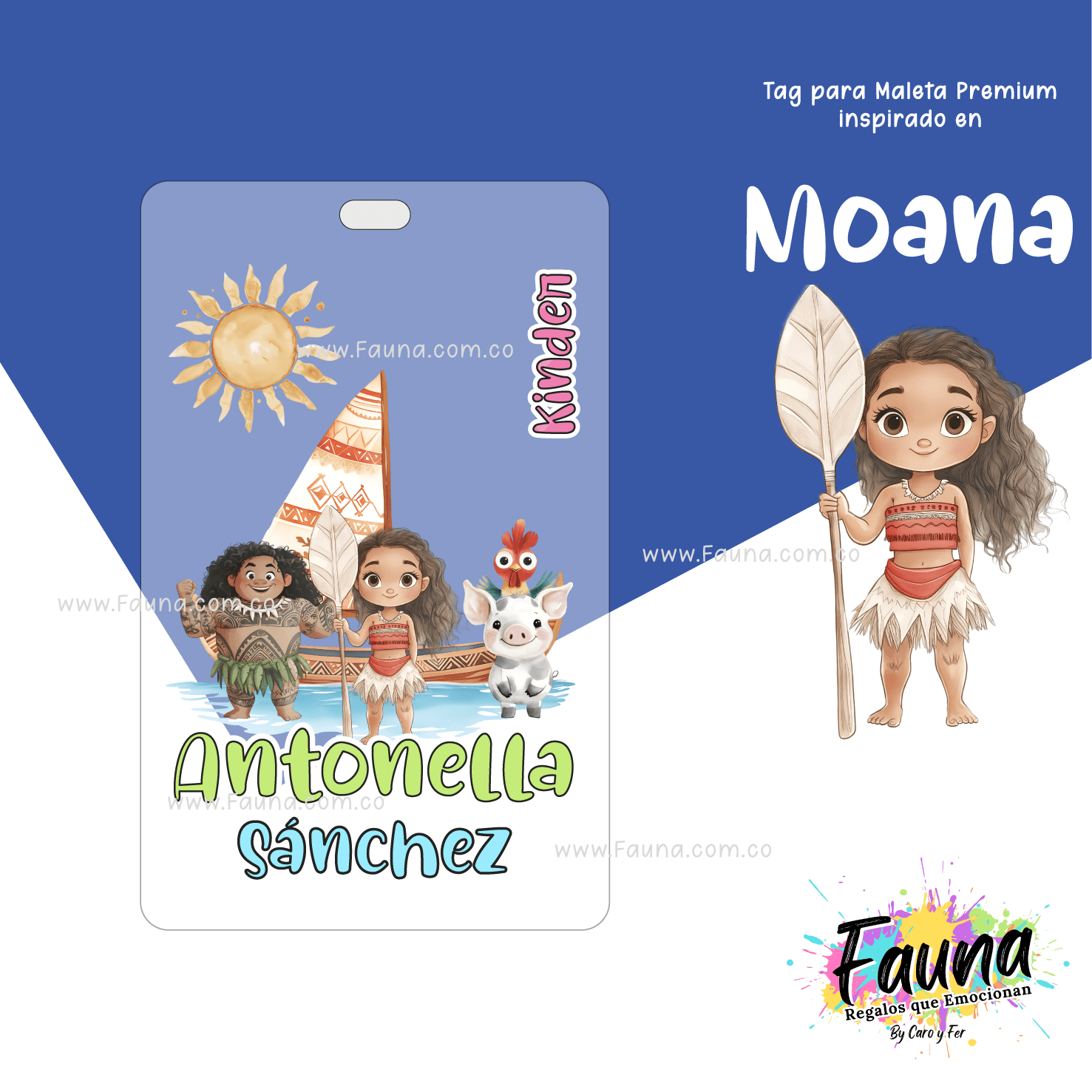Moana 🌺 - Etiquetas Escolares Premium Personalizadas