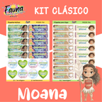 Moana 🌺 - Etiquetas Escolares Premium Personalizadas