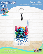 Monstruito Azul 💙 - Etiquetas Escolares Premium Personalizadas