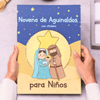 Álbum de Láminas de la Novena de Aguinaldos versión 2024 – Diseñado para Niños