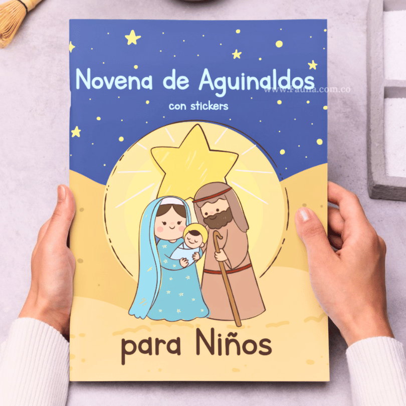 Álbum de Láminas de la Novena de Aguinaldos – Diseñado para Niños