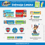 Paw Patrol 🐾 - Etiquetas Escolares Premium Personalizadas