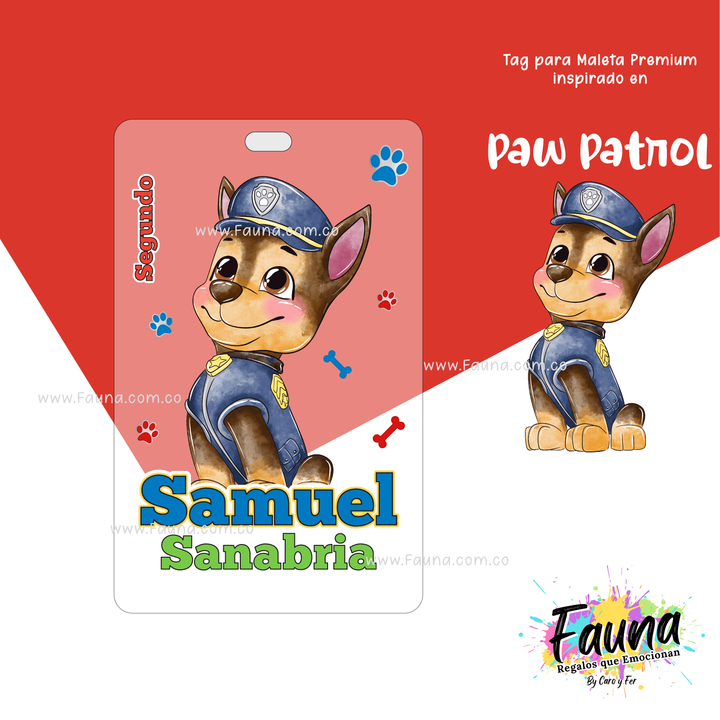 Paw Patrol 🐾 - Etiquetas Escolares Premium Personalizadas