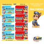 Paw Patrol 🐾 - Etiquetas Escolares Premium Personalizadas