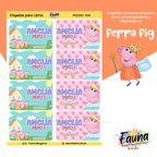 Peppa Pig 🐷 - Etiquetas Escolares Premium Personalizadas