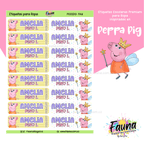 Peppa Pig 🐷 - Etiquetas Escolares Premium Personalizadas