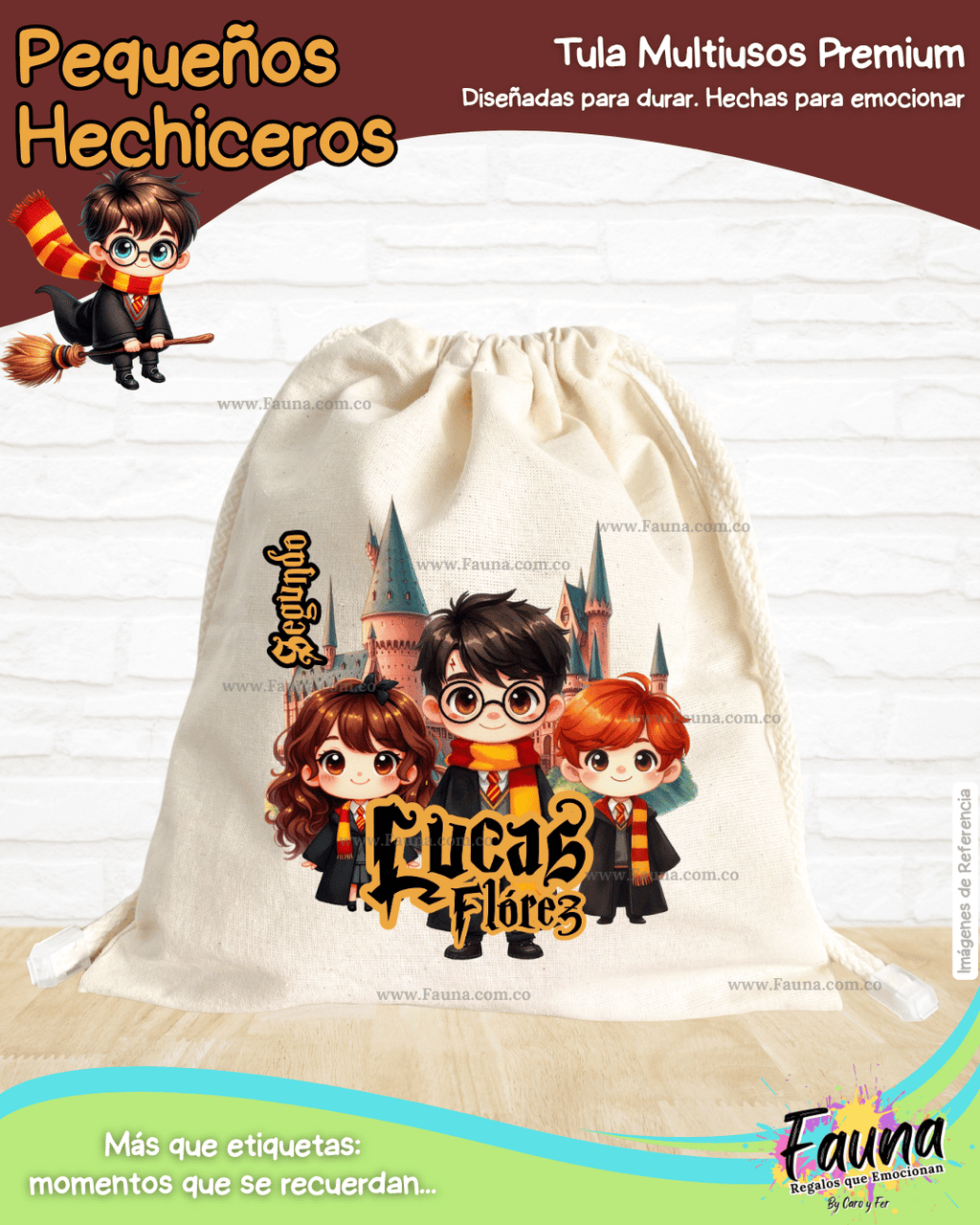 Pequeños Hechiceros 🪄 - Etiquetas Escolares Premium Personalizadas