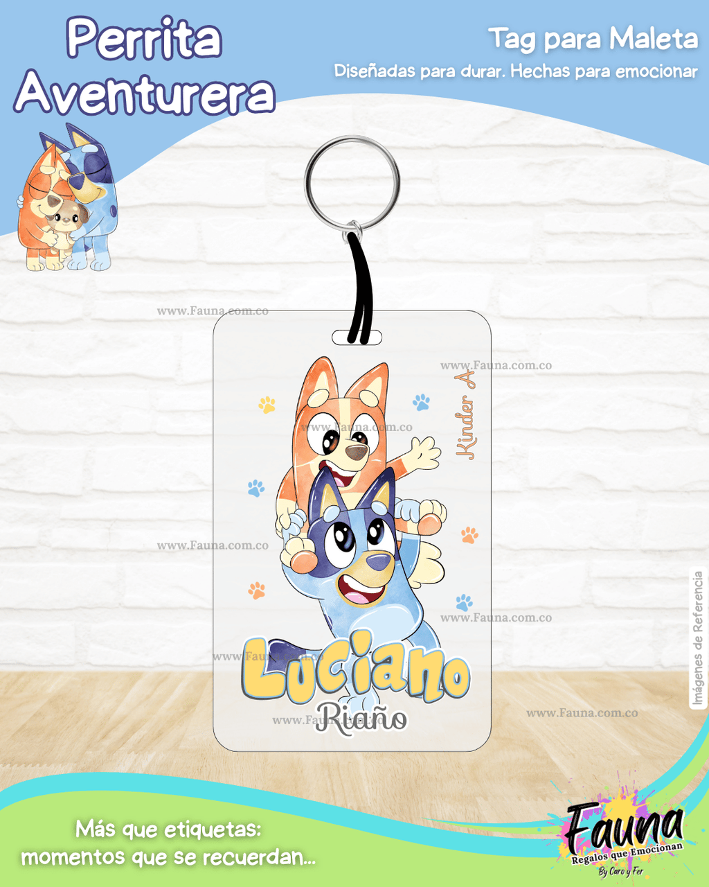 Perrita Aventurera 🐾 - Etiquetas Escolares Premium Personalizadas