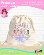 Princesas de Cuento 👑 - Tula personalizada para niña – multiusos con nombre