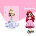 Princesas Disney 👑 - Etiquetas Escolares Premium Personalizadas