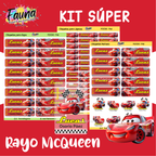 Rayo McQueen ⚡ - Etiquetas Escolares Premium Personalizadas