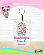 Selva Niña 🌴 - Etiquetas Escolares Premium Personalizadas
