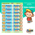 Selva Niño 🦁 - Etiquetas Escolares Premium Personalizadas