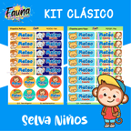 Selva Niño 🦁 - Etiquetas Escolares Premium Personalizadas