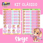 Patrulla Canina - Skye 💗 - Etiquetas Escolares Premium Personalizadas