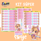 Patrulla Canina - Skye 💗 - Etiquetas Escolares Premium Personalizadas