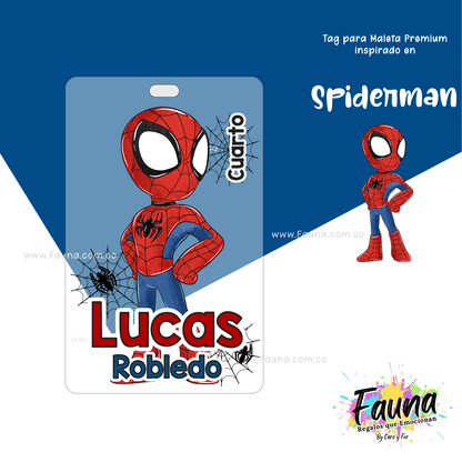 Etiquetas Escolares Premium Personalizadas – Spiderman 🕷️🕸️