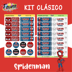 Spiderman 🕷️ - Etiquetas Escolares Premium Personalizadas