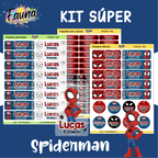 Spiderman 🕷️ - Etiquetas Escolares Premium Personalizadas