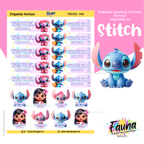 Stitch Rosa 🏝️ - Etiquetas Escolares Premium Personalizadas
