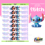 Stitch Rosa 🏝️ - Etiquetas Escolares Premium Personalizadas