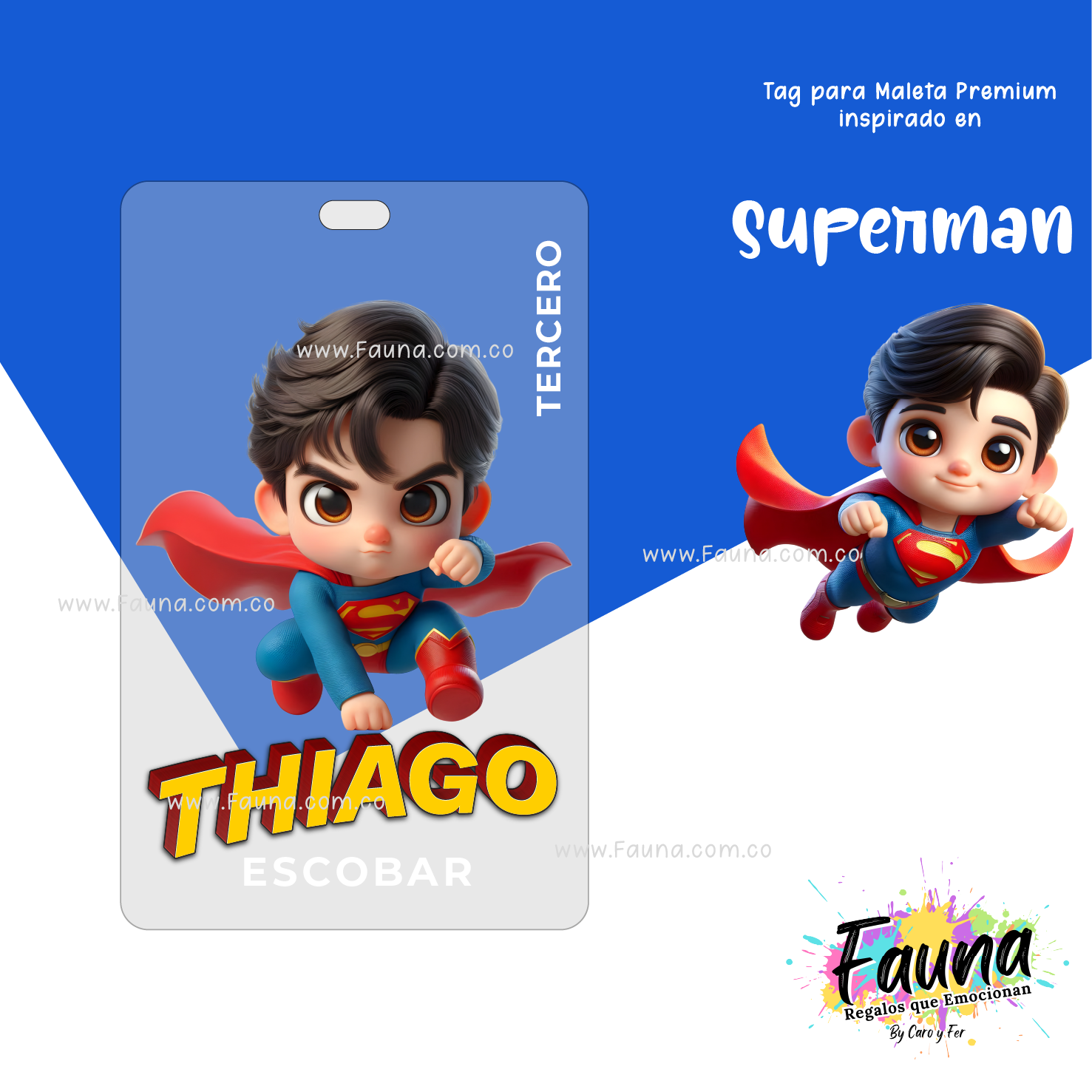 Superman 🛡️ - Etiquetas Escolares Premium Personalizadas