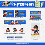 Superman 🛡️ - Etiquetas Escolares Premium Personalizadas