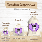 Kuromi - Tula personalizada para niña – multiusos con nombre