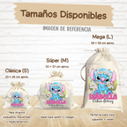 Stitch Niña - Tula personalizada para niña – multiusos con nombre