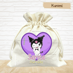 Kuromi - Tula personalizada para niña – multiusos con nombre