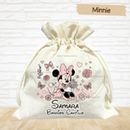 Minnie - Tula personalizada para niña – multiusos con nombre
