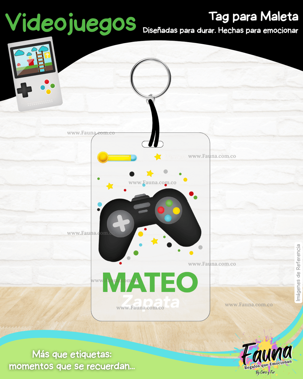 Videojuegos 🎮 - Etiquetas Escolares Premium Personalizadas