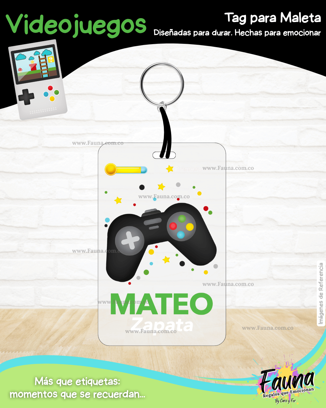 Videojuegos 🎮 - Etiquetas Escolares Premium Personalizadas