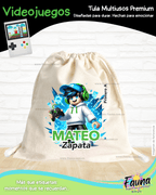Videojuegos 🎮 - Tula personalizada para niño – multiusos con nombre