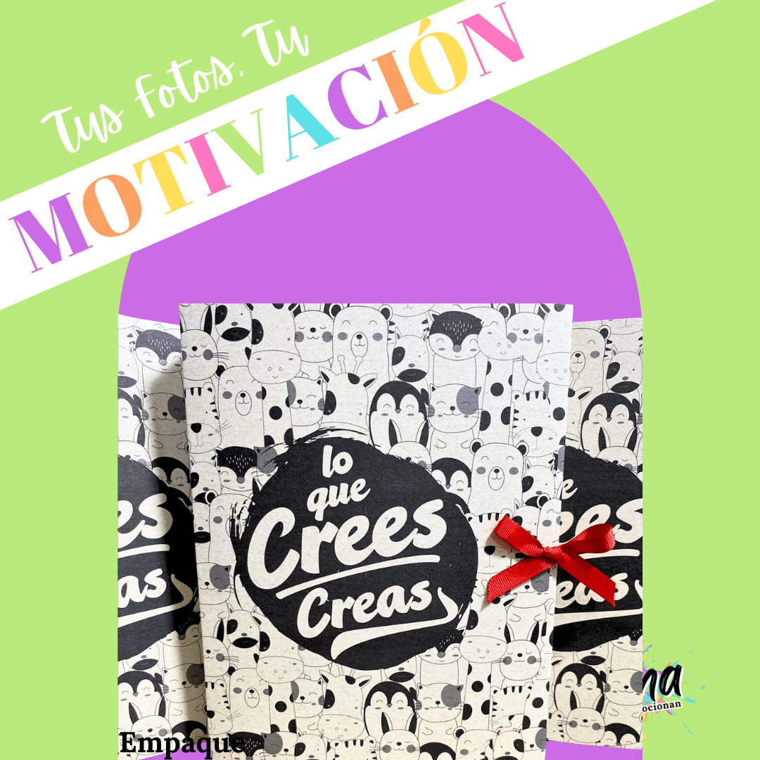 Agenda premium de 80 hojas personalizada con foto portadas - Fauna Regalos que emocionan