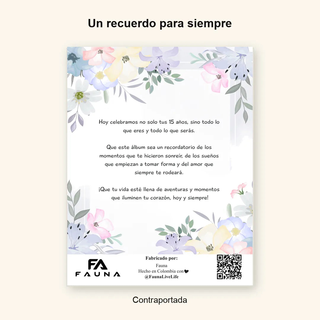 Álbum 15 Años — Contraportada con logo nuevo FAUNA