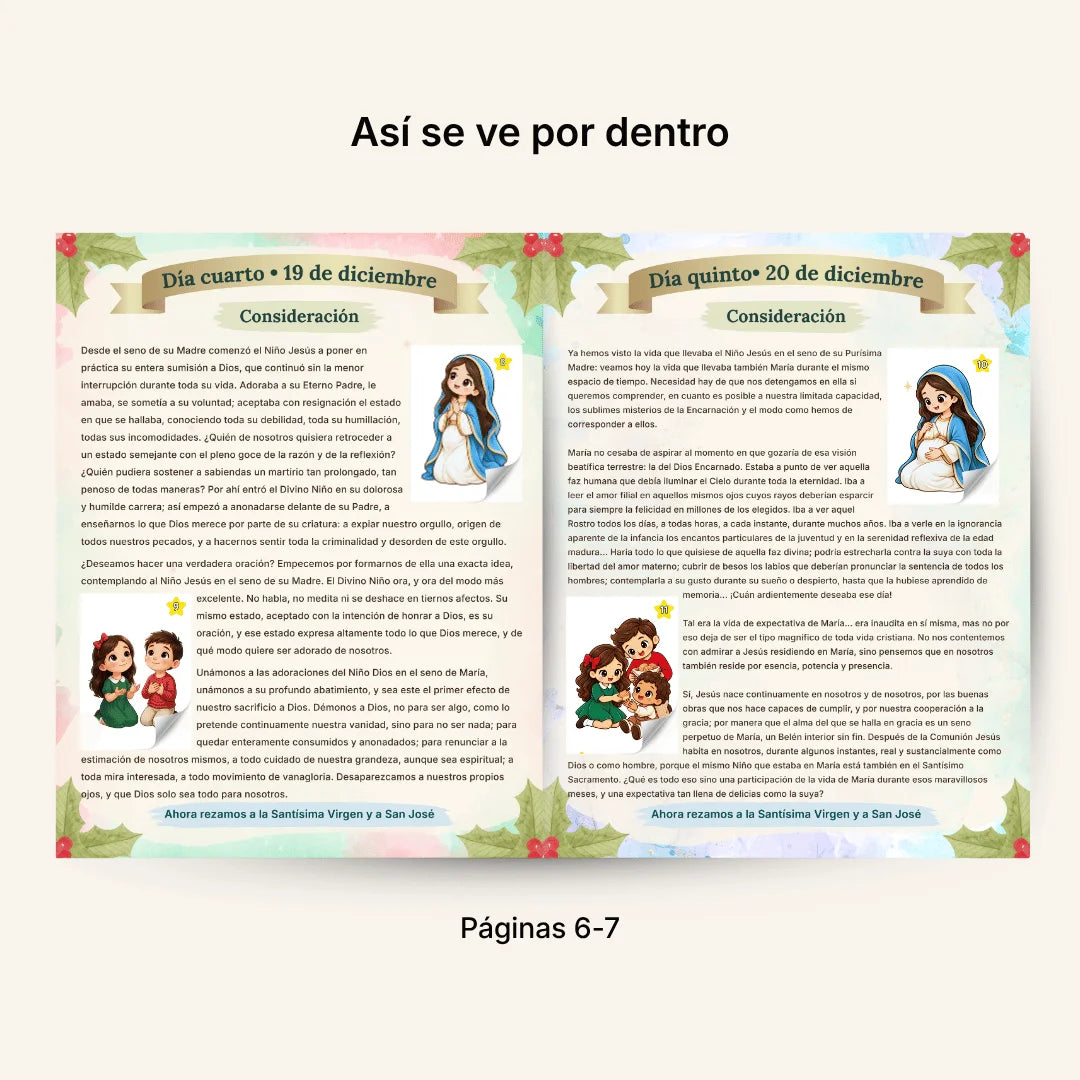 Novena de Navidad Tradicional – Álbum con Láminas tipo Panini