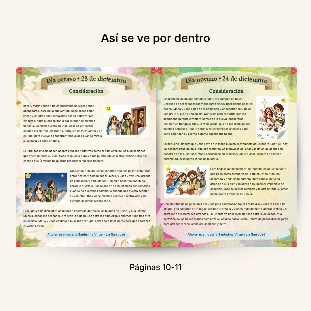 Novena de Navidad Tradicional – Álbum con Láminas tipo Panini