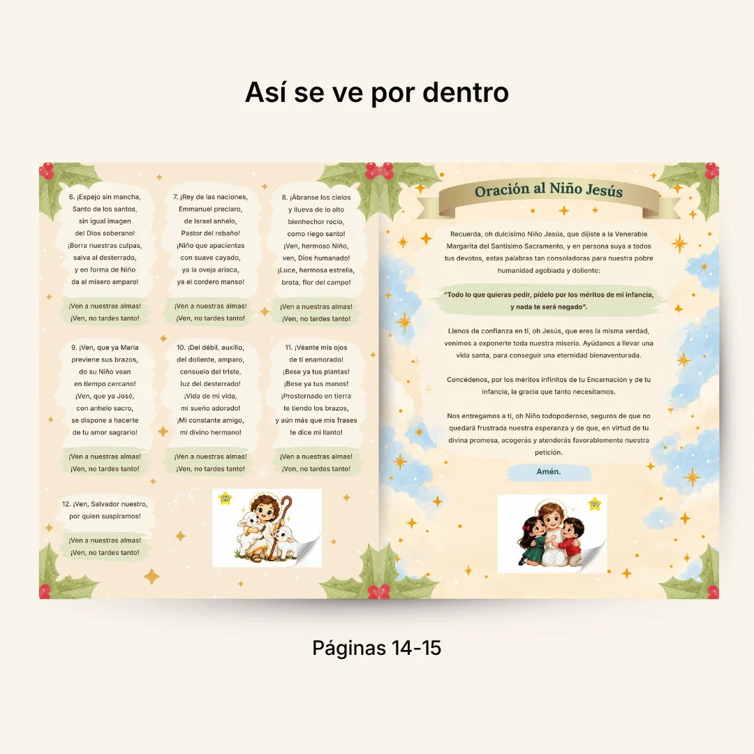 Novena de Navidad Tradicional – Álbum con Láminas tipo Panini