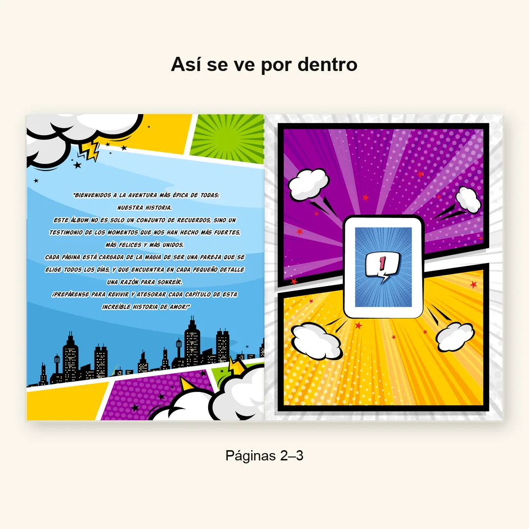 Álbum Súper Pareja Hombres — paginas 02 03
