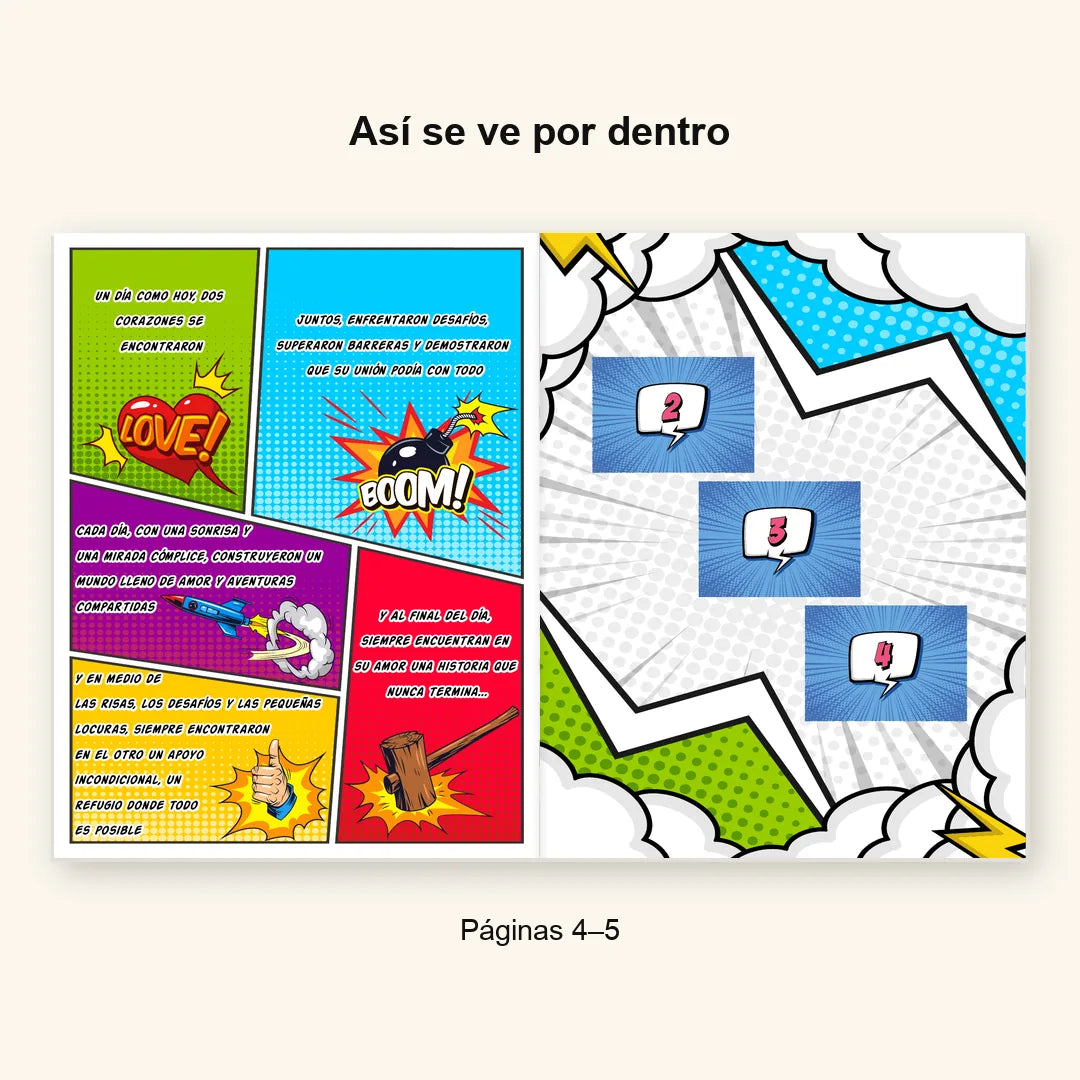 Álbum Súper Pareja Hombres — paginas 04 05