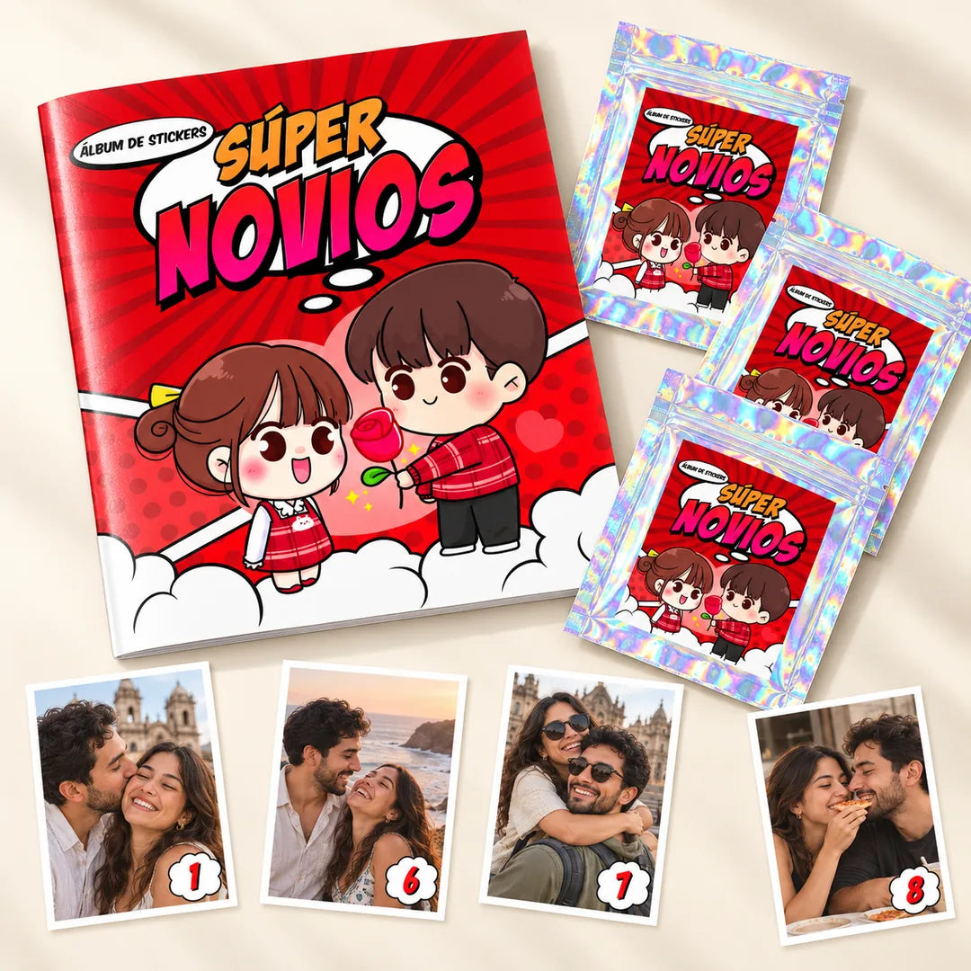 Álbum Súper Novios — portada
