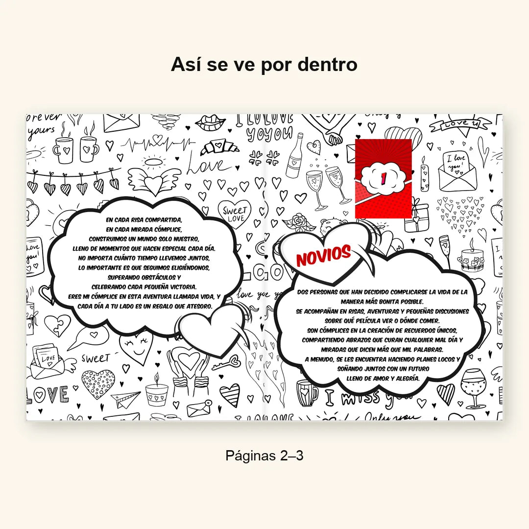 Álbum Súper Novios — paginas 02 03