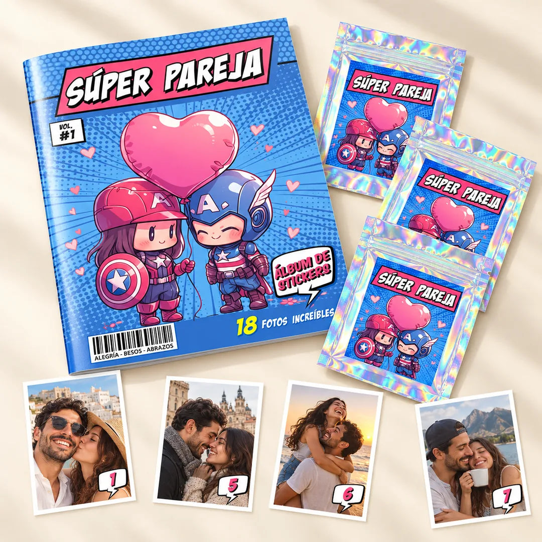 Álbum Súper Pareja — portada