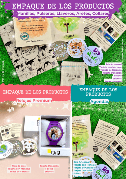 Calendario Personalizado de Escritorio con 12 Fotos - Fauna Regalos Personalizados