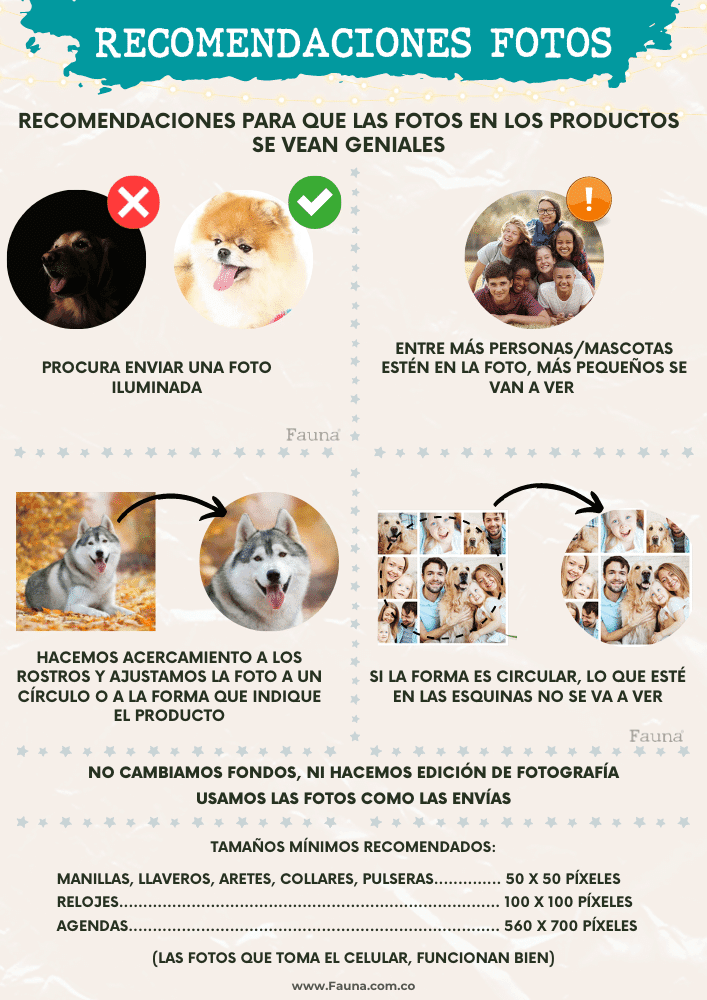 Calendario Para Nevera Personalizado con 12 Fotos - Fauna Regalos que emocionan