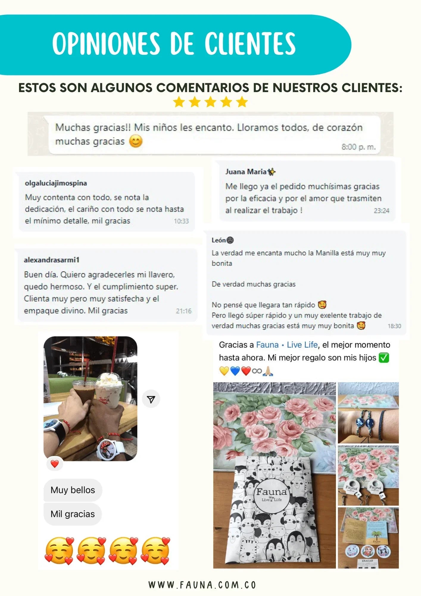 Calendario Personalizado imantado con 12 Fotos - Fauna Regalos Personalizados