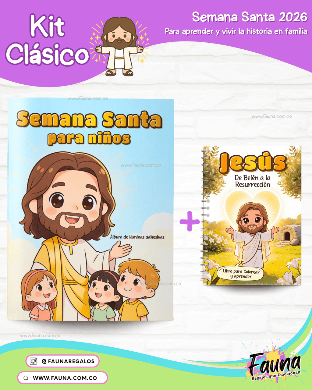 Álbum de Láminas de la Semana Santa 2026 – Para Niños (Incluye todas las láminas)