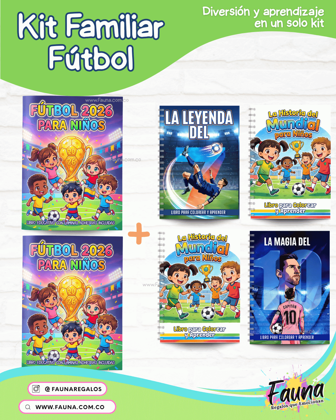 Álbum de Láminas de Fútbol 2026 para Niños (Incluye todas las láminas)